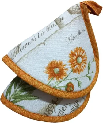 Produktbild von Lustige Topflappen - 2 Stück - bunt - 100% Baumwolle