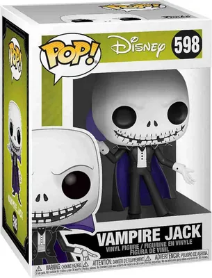 Produktbild von Nightmare Before Christmas Disney - Vampire Jack 598 - Funko Pop! - Vinyl Figur