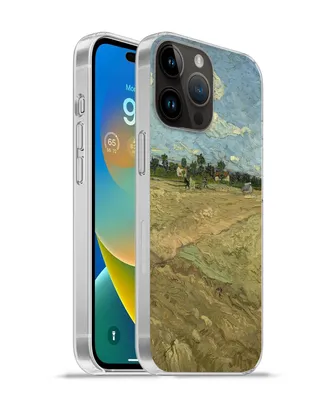 Produktbild von MuchoWow® Handyhülle Schutzhülle Hülle für Apple iPhone 14 Pro Max Gepflügte Felder - Vincent van Gogh Silikon Softcase Handy Hülle - Hardcover