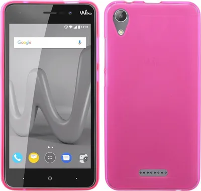 Produktbild von Wiko Lenny 4 Handy Silikon Schutzhülle Cover Case Pink