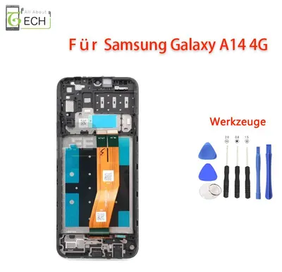 Produktbild von Für Samsung Galaxy A14 4G A145 LCD Display mit Rahmen Touch Screen Bildschirm