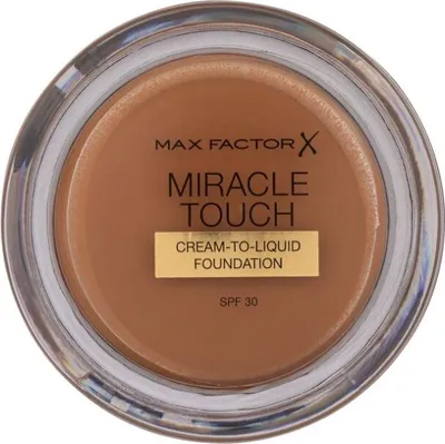 Produktbild von Max Factor Miracle Touch, Kompaktes Gehäuse, Universal, Anti-Rötung, Feuchtigkeitsspendend, Glanz, Glättend, Belebend, Toasted Almond, Matte, 11,5 g