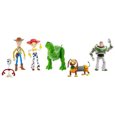 Produktbild von Mattel Disney Pixar Toy Story Wohnmobilfreunde 6er-Pack Figuren, 3 Jahr(e), Toy Story, Mehrfarbig, Kunststoff