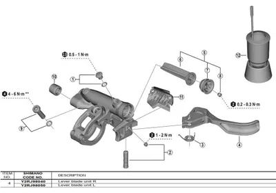 Produktbild von Shimano Bl-m9220 Y2rj98040 Rechter Hebelkörperbaugruppe Silber Silber One Size