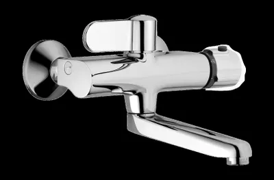 Immagine prodotto di HANSA HANSATEMPRA Mitigeur de lavabo, montage mural, saillie 245 mm, chromé, 08382212, 08382212