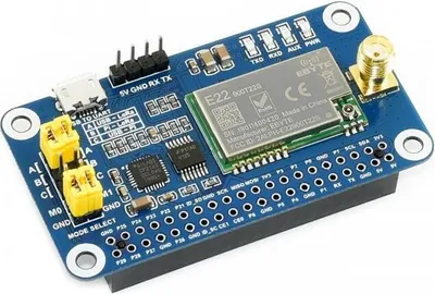 Productafbeelding van SX1262 LoRa HAT voor Raspberry Pi, frequentieband 868 MHz