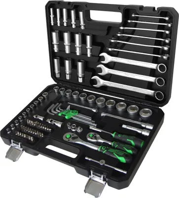 Zdjęcie produktu dla Zestaw kluczy nasadowych COMPETITION 1/4" + 3/8", 91 szt
