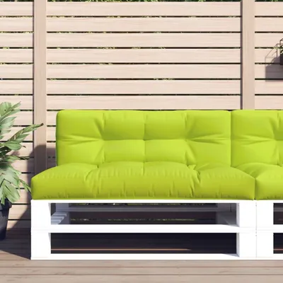 Produktbild von "2026 Promotion" Palettenkissen Knallgrün 120x40x12 cm Stoff - Gartenmöbelauflagen CC21892