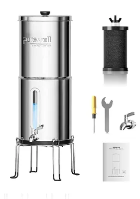 Produktbild von Schwerkraftbasierte Ultrafiltrationsanlage – Wasserfilter – Wasserfilteranlage mit Schwerkraftprinzip – Wasserfiltersystem