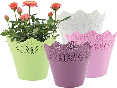 Produktbild von Centi Kunststoff Pflanzkübel PARIS d(oben)= 12 cm, H= 11,5 cm GRÜN