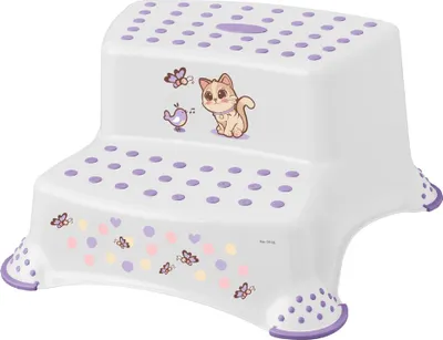 Produktbild von keeeper kids Tritthocker "igor cats" 2-stufig weiß