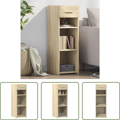 Produktbild von The Living Store Sideboard Sonoma-Eiche 30x42,5x93 cm Holzwerkstoff