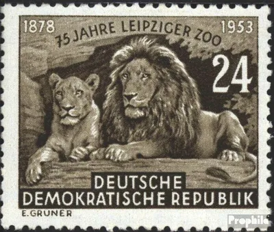 Produktbild von Briefmarken DDR 1953 Mi 397 (kompl.Ausg.) gestempelt 75 Jahre Leipziger Zoo