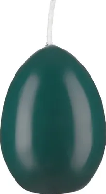 Produktbild von Kopschitz Kerzen Eierkerzen Dunkelgrün, 120 x 80 mm, 6 Stück