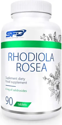 Produktbild von SFD Nutrition Rhodiola Rosea – Rosenwurz Extrakt 400 mg, 90 Tabletten