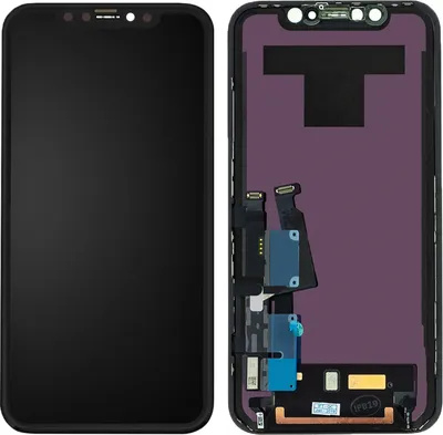Obrázok produktu pre Originálny náhradný displej iPhone XR,  tovar, predmontovaný displej - čierny