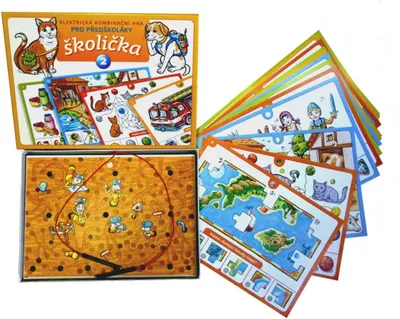 Obrázok produktu pre Školka 2 stolová hra na batérie v krabici 22x16x3cm