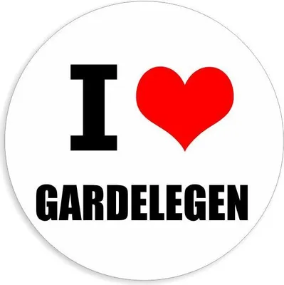 Produktbild von Kiwistar - Autoaufkleber - 5x5 cm - außen klebend - I love Gardelegen für Auto, Laptop, Fahrrad, LKW, Motorrad Aufkleber mehrfarbig Sticker Decal