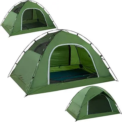 Produktbild von Famanu Campingzelt wasserdicht, leicht - 4-Personen Zelt