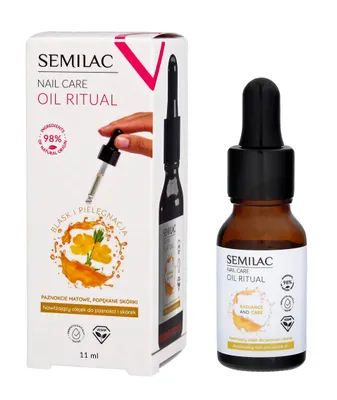 Produktbild von SEMILAC Nagelpflegeöl Ritual Feuchtigkeitsspendendes Nagel- und Nagelhautöl 11 ml