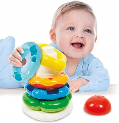 Image de Clementoni Anneaux à empiler Jouet éducatif bébé
