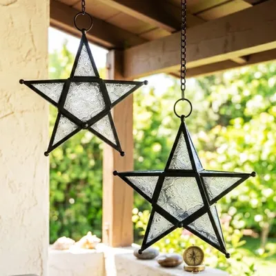 Immagine prodotto di Set di 2 lanterne decorative da appendere