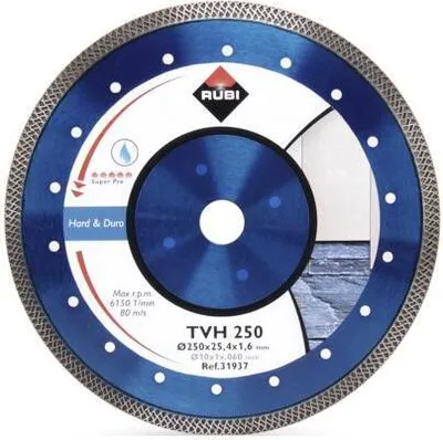 Obrázek produktu pro RUBI DIAMOND BLADE TVH 250 x 25,4 mm SUPERPRO