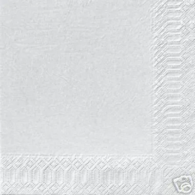 Produktbild von 1000 Duni Servietten, weiß, 3-lag., 33x33 cm, 1/4 Falz, 211017