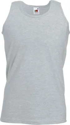 Produktbild von Fruit of the Loom - Athletic Vest - Heather Grey - S