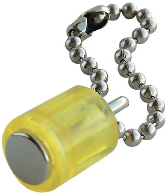 Produktbild von Magnet Power Zylinder + Kette 14x25mm VE=40 Stück kristallgelb