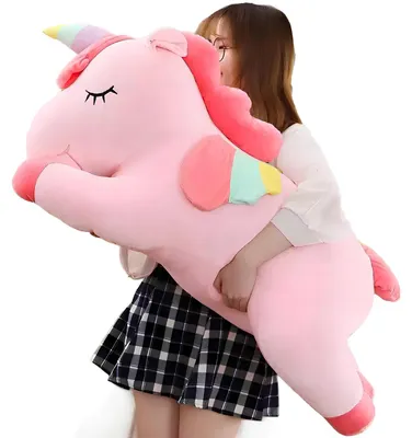 Produktbild von Plüsch Einhorn 70 cm - entzückendes Spielzeug für Kinder und Magie-Liebhaber