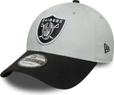 Produktbild von New Era NFL 9FORTY Side Patch Cap Las Vegas Raiders light grey/black