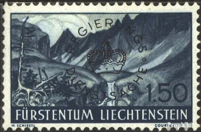 Produktbild von Briefmarken Liechtenstein 1937 Mi D27 postfrisch Dienstmarken