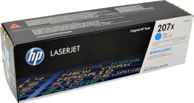Produktbild von HP 207X Cyan Original LaserJet Tonerkartusche mit hoher Reichweite, 2450 Seiten, 1350 Seiten, Cyan, 1 Stück(e)