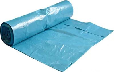 Produktbild von Franz Mensch Abfallsack 70 l - LDPE, 45 µ, blau, 6 x 25 Stück