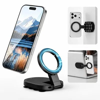 Obrázok produktu pre Univerzálny magnetický držiak na telefón 3 v 1, otočný o 360 stupňov