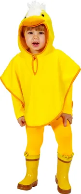 Produktbild von KÜKEN AUS PLÜSCH (Poncho mit Kapuze) Gr. 98