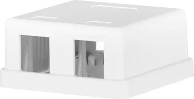 Produktbild von EFB Keystone Anschlussbox, 2Port, Aufputz,