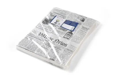 Produktbild von HENDI Fettresistendes Papier Zeitungsdruck 250x350 mm