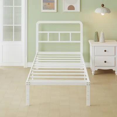 Immagine prodotto di Struttura del letto in metallo, 90 x 200 cm, con testiera