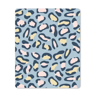 Obrázok produktu pre Podložka pod myš - Potlač pantera - Pastelové farby - Vzory - 30x40cm - Rohožka pod myš