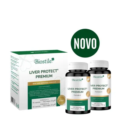 Produktbild von Biostile Liver Protect Premium Kapseln, 30 Tage, Doppel-Formel mit Pflanzenextrakten, Cholin & Vitaminen