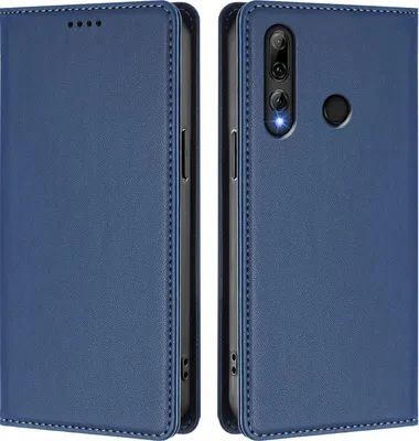 Obrázek produktu pro Kožené pouzdro pro Honor 20 Lite/Honor 10i, magnetické flipové pouzdro zPolyuretankůže se stojánkem Tmavě modrá