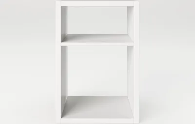 Produktbild von Fortuna - Beistelltisch, Nachtisch, Regal, Couchtisch, 2 Fächer,asymmetrische Aufteilung