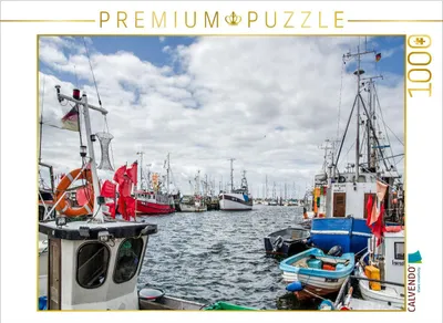 Produktbild von CALVENDO Puzzle Fischereihäfen an der Ostseeküste | 1000 Teile Lege-Größe 64x48cm Foto-Puzzle für glückliche Stunden