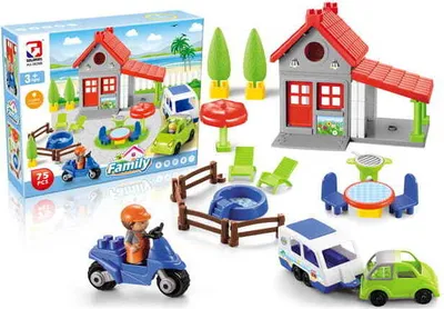 Produktbild von Bausteine - Haus - 70-teiliges Set