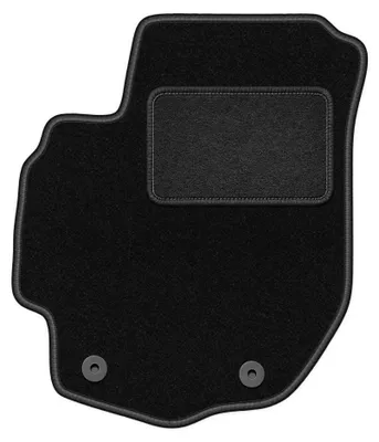 Productafbeelding van Velours bestuurdersmat voor Suzuki Liana FL 2005-2008 (hatchback/sedan) – zwart, op maat – Wielganizator LUX