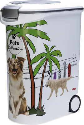 Produktbild von Curver Hundefutter Container weiß, Fassungsvermögen: 54 l / 20 kg