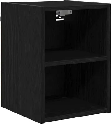 Produktbild von vidaXL Hängeschrank Schwarz Eichen-Optik 30 x 29,5 x 40 cm