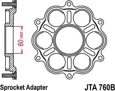 Immagine prodotto di Porta pignone Jt Duc Jta760B